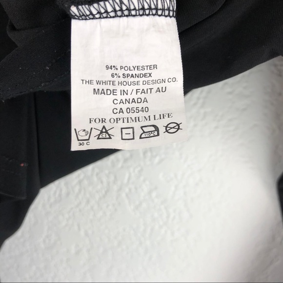 Sympli Women’s Solid Black 3/4 Sleeve Blouse Top - Picture 3 of 4